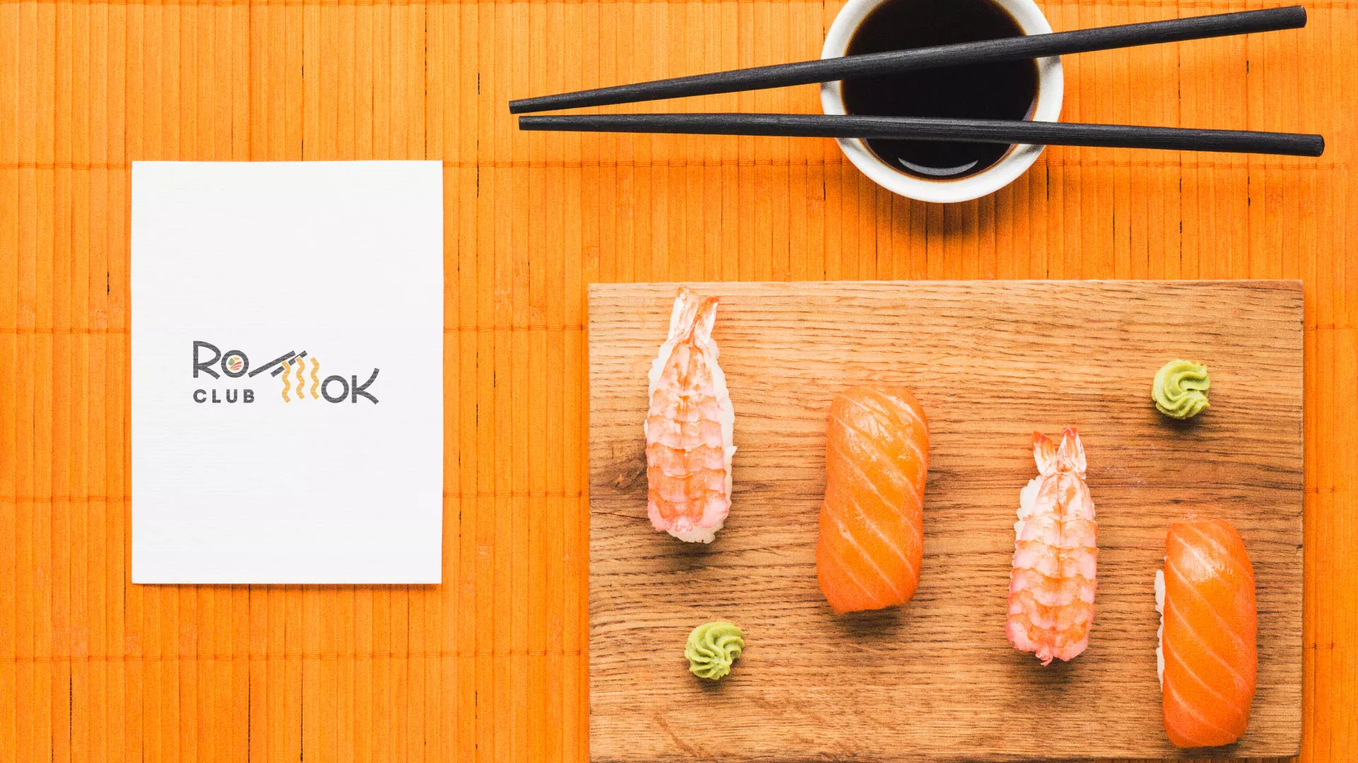 Создание логотипа суши-бара «Roll Wok Club» в Минеральных Водах