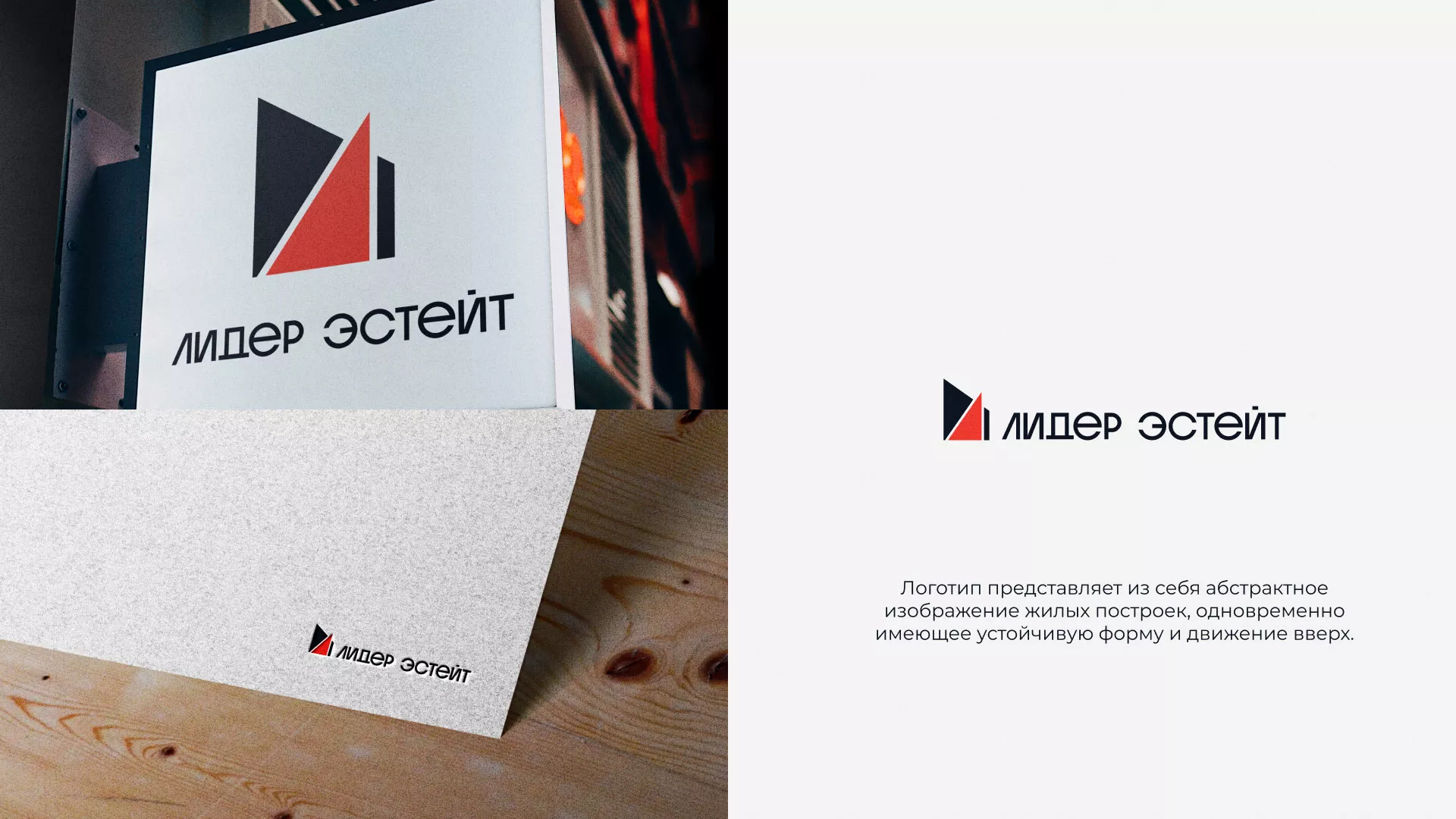 Сделали логотип для агентства недвижимости «Лидер Эстейт» в Минеральных Водах