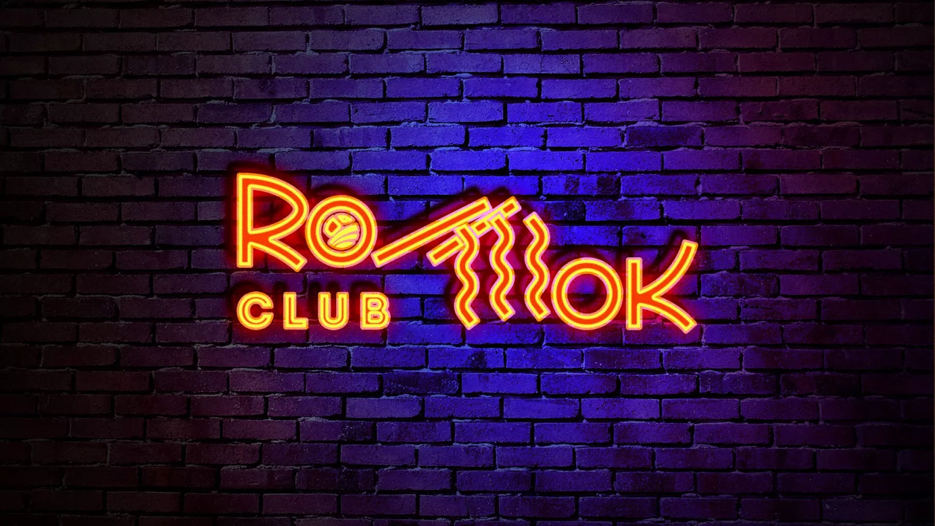 Разработка интерьерной вывески суши-бара «Roll Wok Club» в Минеральных Водах